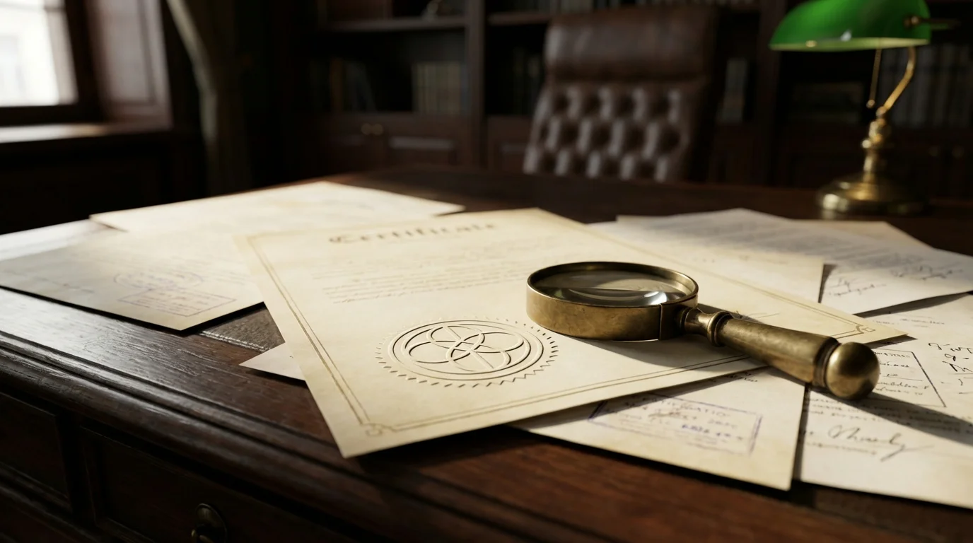 UK Gambling Commission official seal and licence document on desk